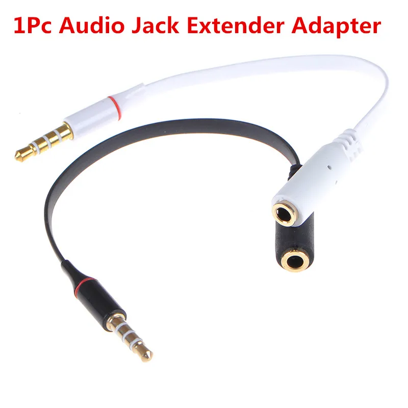 

18cm Male To Female 3.5mm US Jack Audio Extension Cable Cord 3.5 NS Headphone Earphone Speaker Stereo Audio Cables Cords