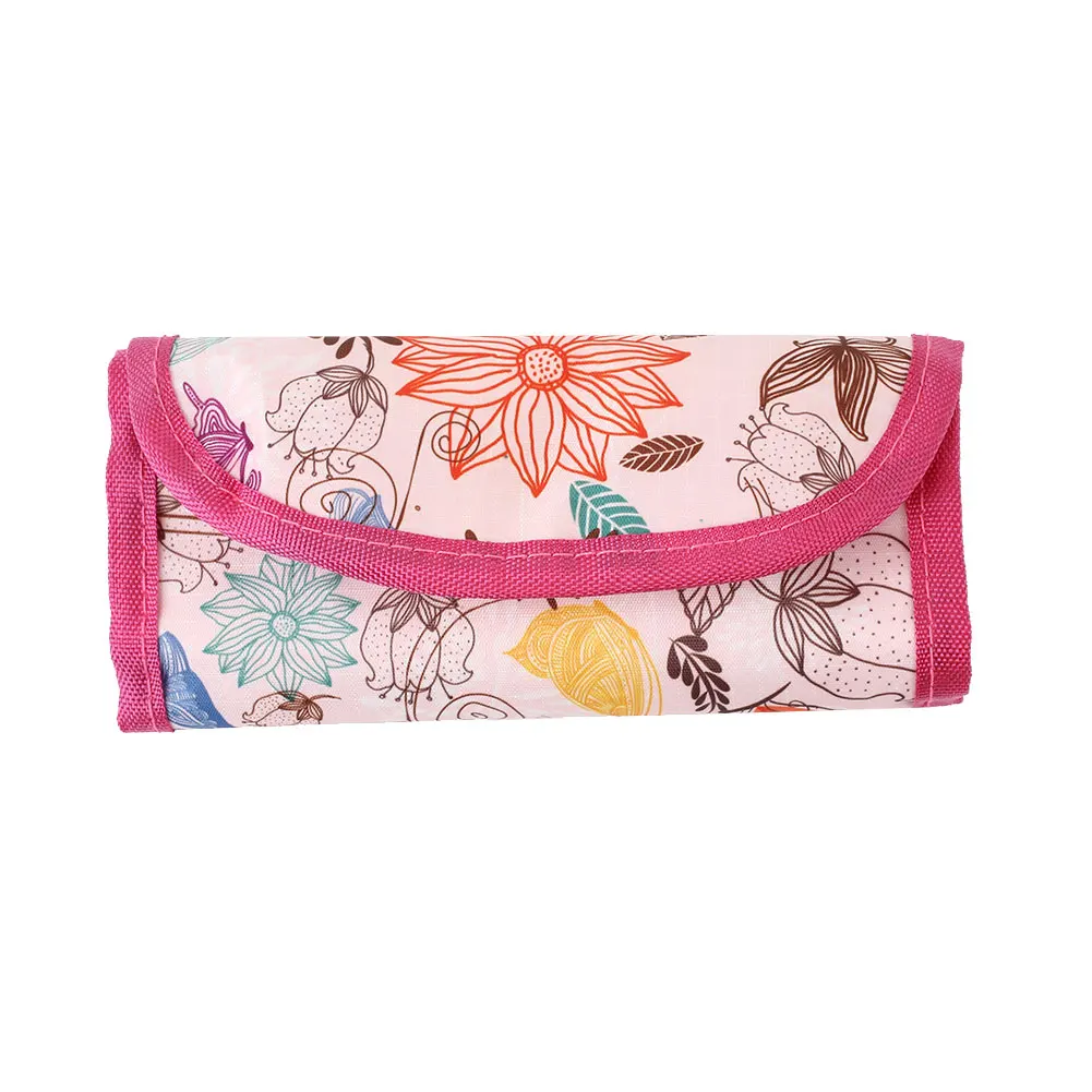 colorful base lotus Чехол для вязания крючком пяльцы нейлоновый органайзер для хранения рюкзак с фотоизображением - Цвет: colorful base lotus