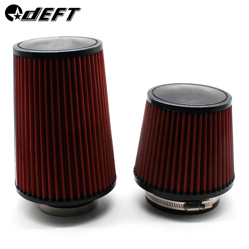 

Car Air Filter Universal Automobile Modified Mushroom Head 76MM 100MM Round Cleaner High Flowing Intake System Reloaded Filter