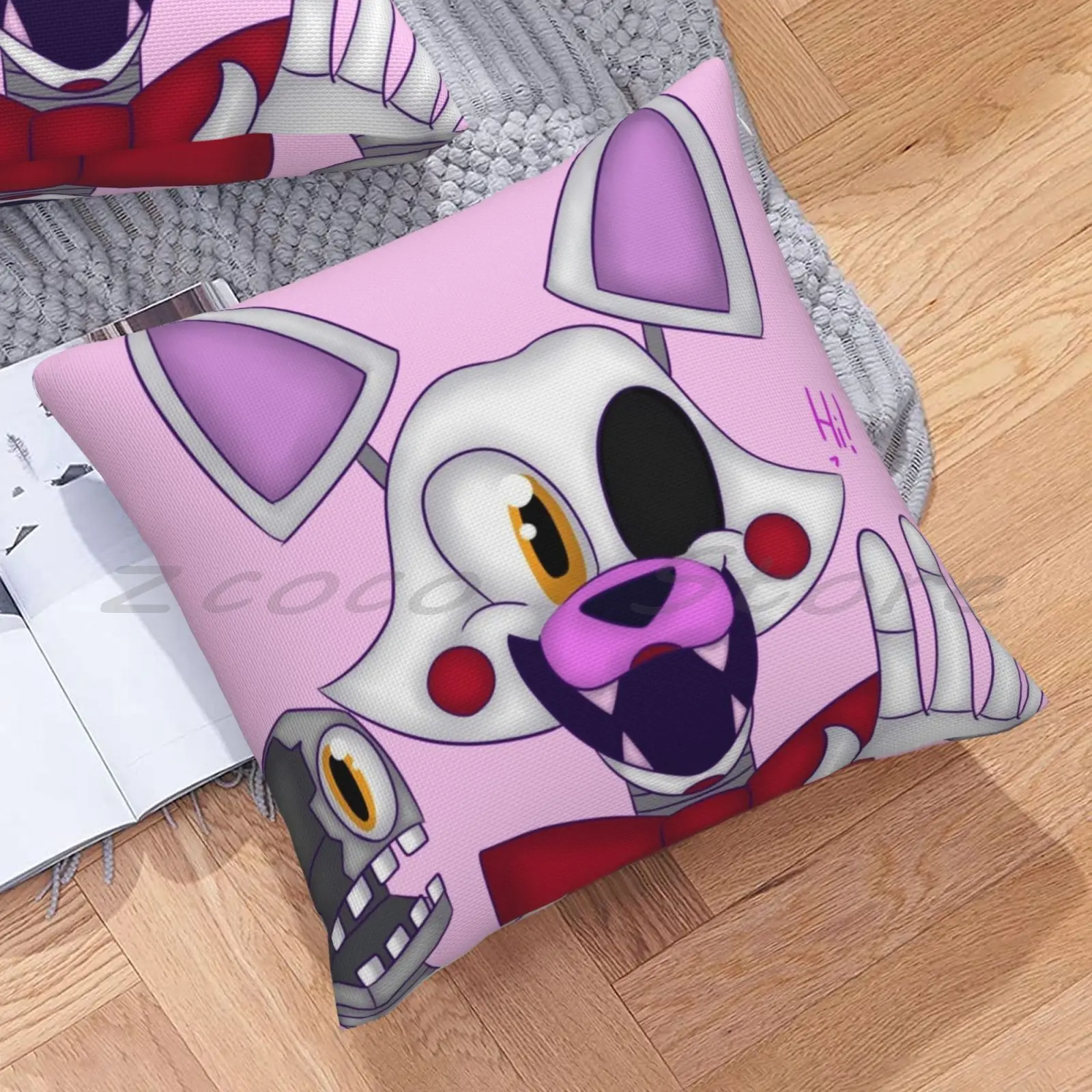 Плюшевая льняная Бархатная подушка Fnaf Five Nights At 2-Mangle And Endo с индивидуальным