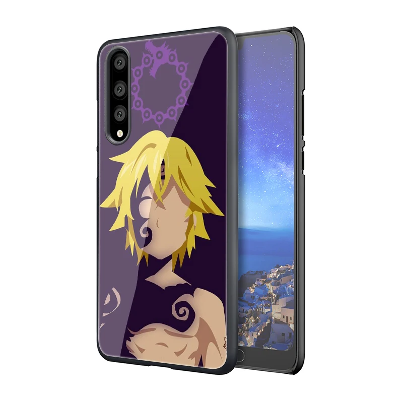 Чехол для телефона EWAU seven deadly sins из закаленного стекла для Huawei Honor 8X9 10 mate 20 Lite 7A Pro Y6 Prime Y9