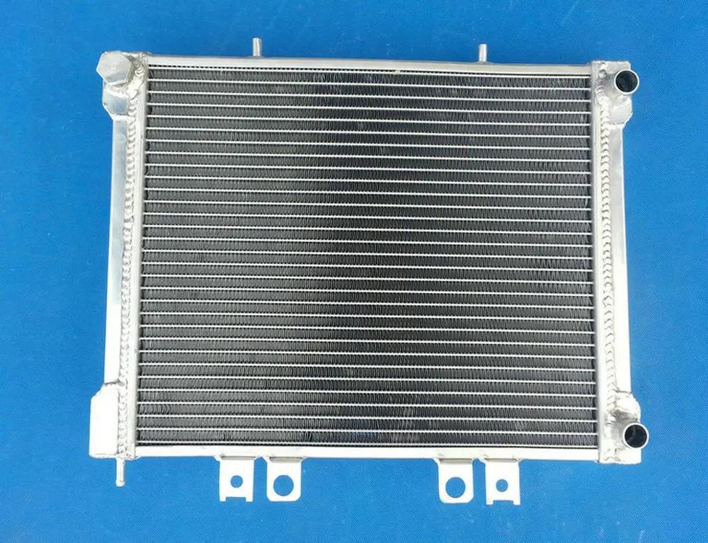 Radiator Алюминиевый радиатор для Polaris Sportsman 700 Твин EFI 4x4 683cc 2002-2007 600+ вентилятор и силиконовый шланг для 700 - Цвет: Radiator