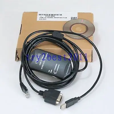 

DHL/EMS 2 Sets Programming cable Allen Bradley 1747-UIC USB To DH485 - USB To 1747-PIC PLC -C1