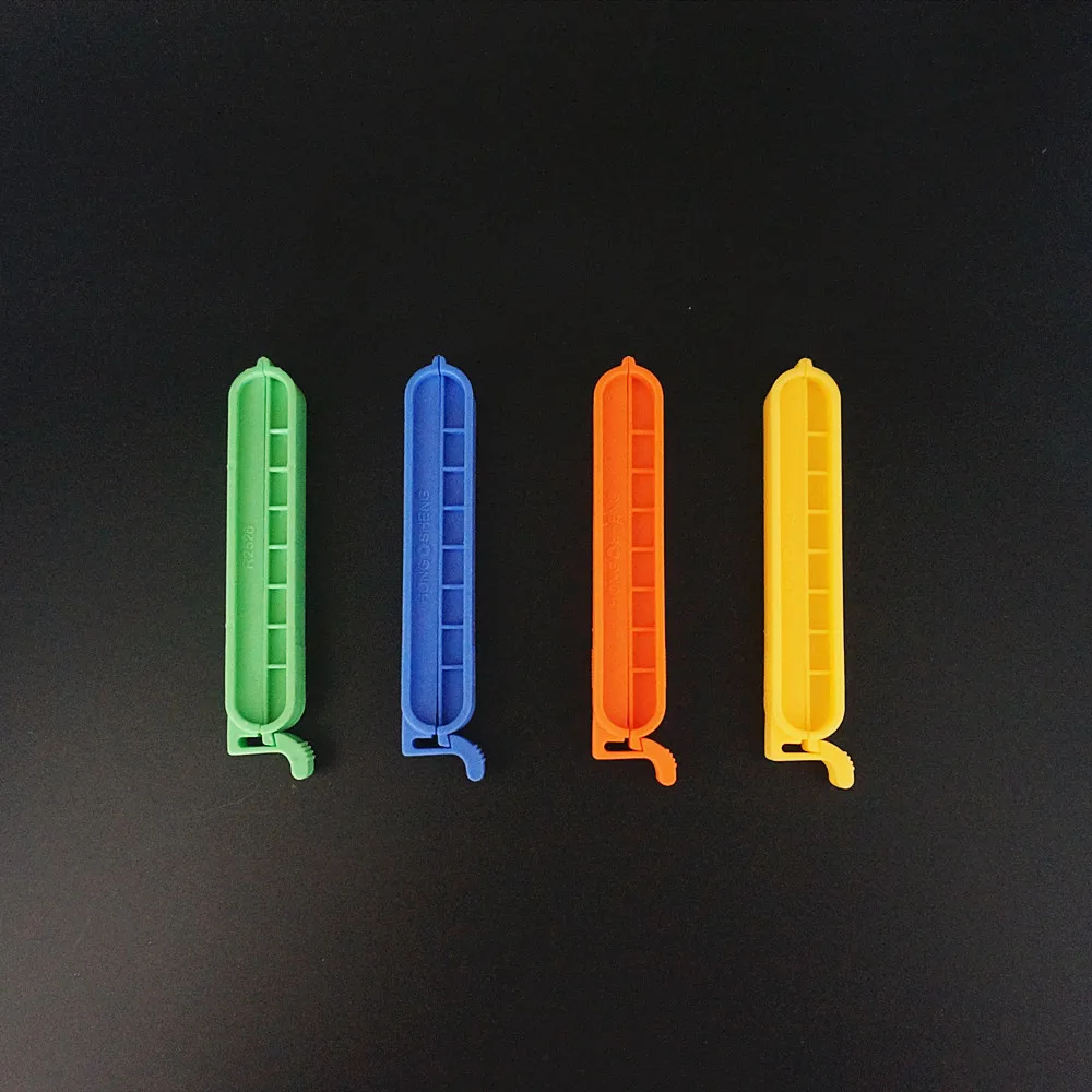 10 шт./упак. 40 мм 60 80 100 пластиковый зажим для диализного пакета|clamping clamp|clamp bagclamp plastic