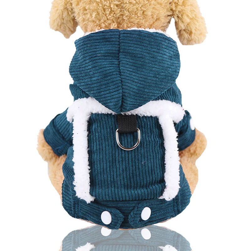 Осенне-зимняя одежда для домашних животных для маленьких собак, теплая щенячья куртка для питомца, мультяшная собака, толстовки чихуахуа, французский бульдог, одежда Teddy - Цвет: Color 11