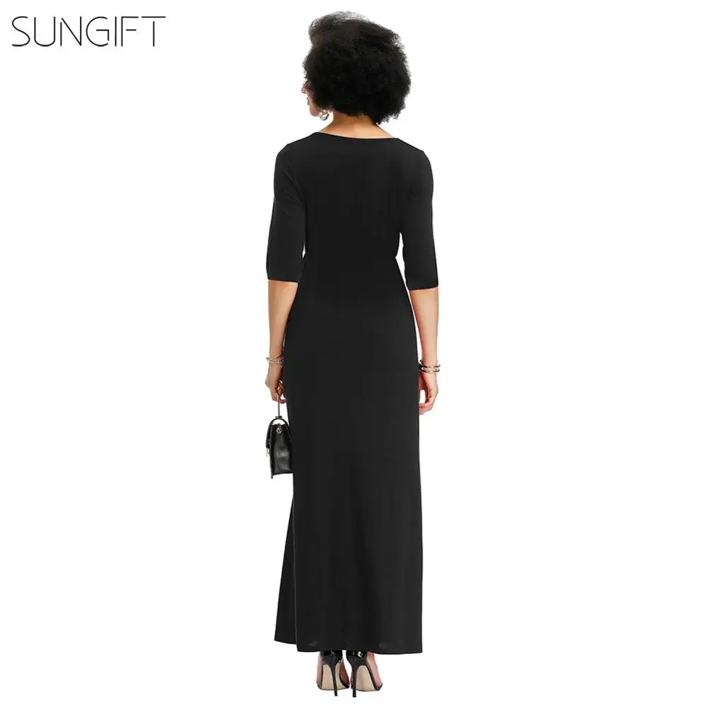 SUNGIFT африканская Дашики женское платье с аппликацией платье с полым принтом с коротким рукавом летнее модное женское платье повседневные платья