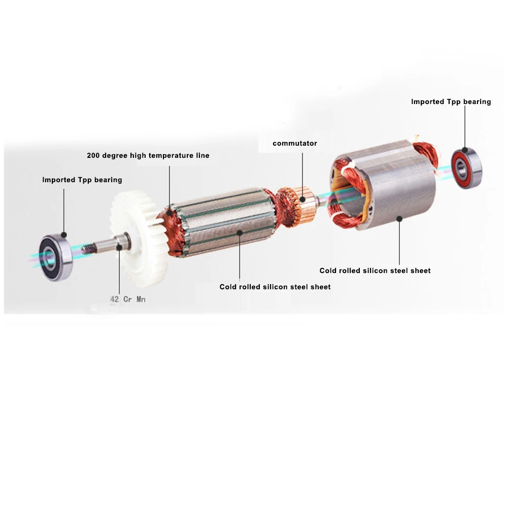 Electric Angle Grinder Single-speed Woodworking Power Tools Grinding Machine for Home DIY Woodworking GrindingMetal