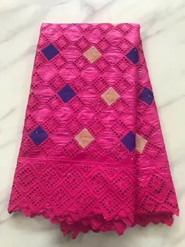 

Sweet Heart Style Perforated African Bazin Riche Fabric 2020 Latest 5YD High Quality Embroidery Stone Basin Brode Brocade Fabric