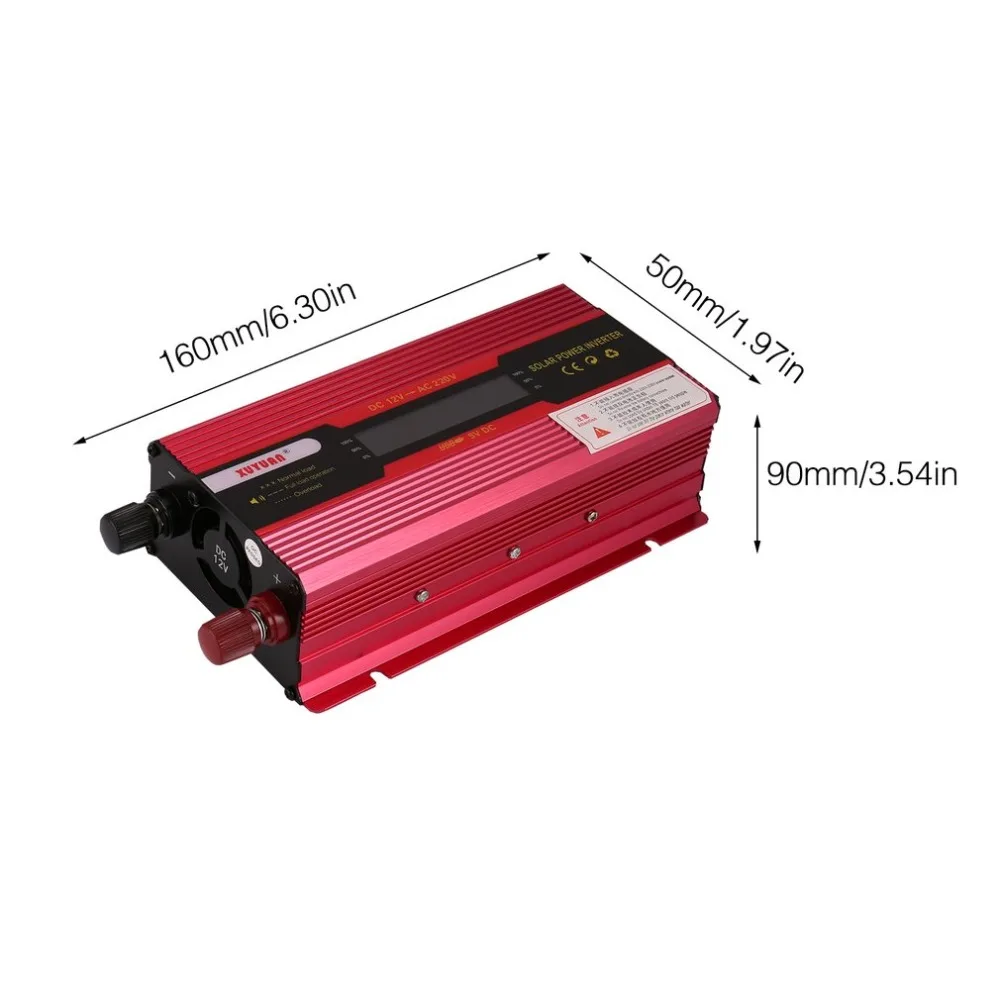 Солнечный Мощность инвертор 3000 W/4000 W модифицированный инвертор с чистым синусом 12V 220 V/24 V 220 V/12 V 110V