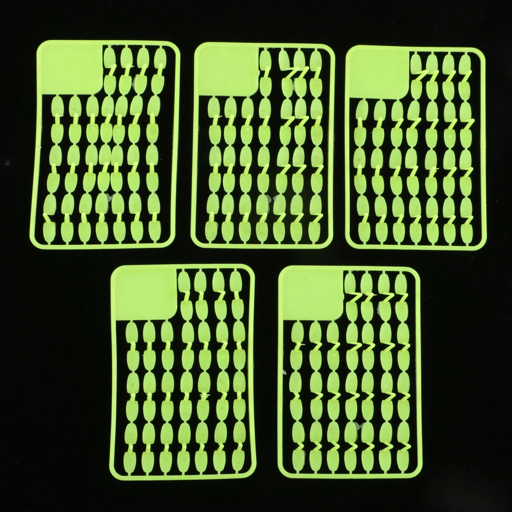 5pcs/pack Lightweight Boilie Stopper Dumbell Bait Rig Extender Fishing Accessories Yellow Red 1.2cm