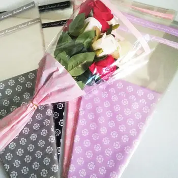 

50Pcs/Pack Flowers Wrapping Paper Gift Packaging Paper Flower Cones Holder Bouquet Wedding Decoration Florist Supplies