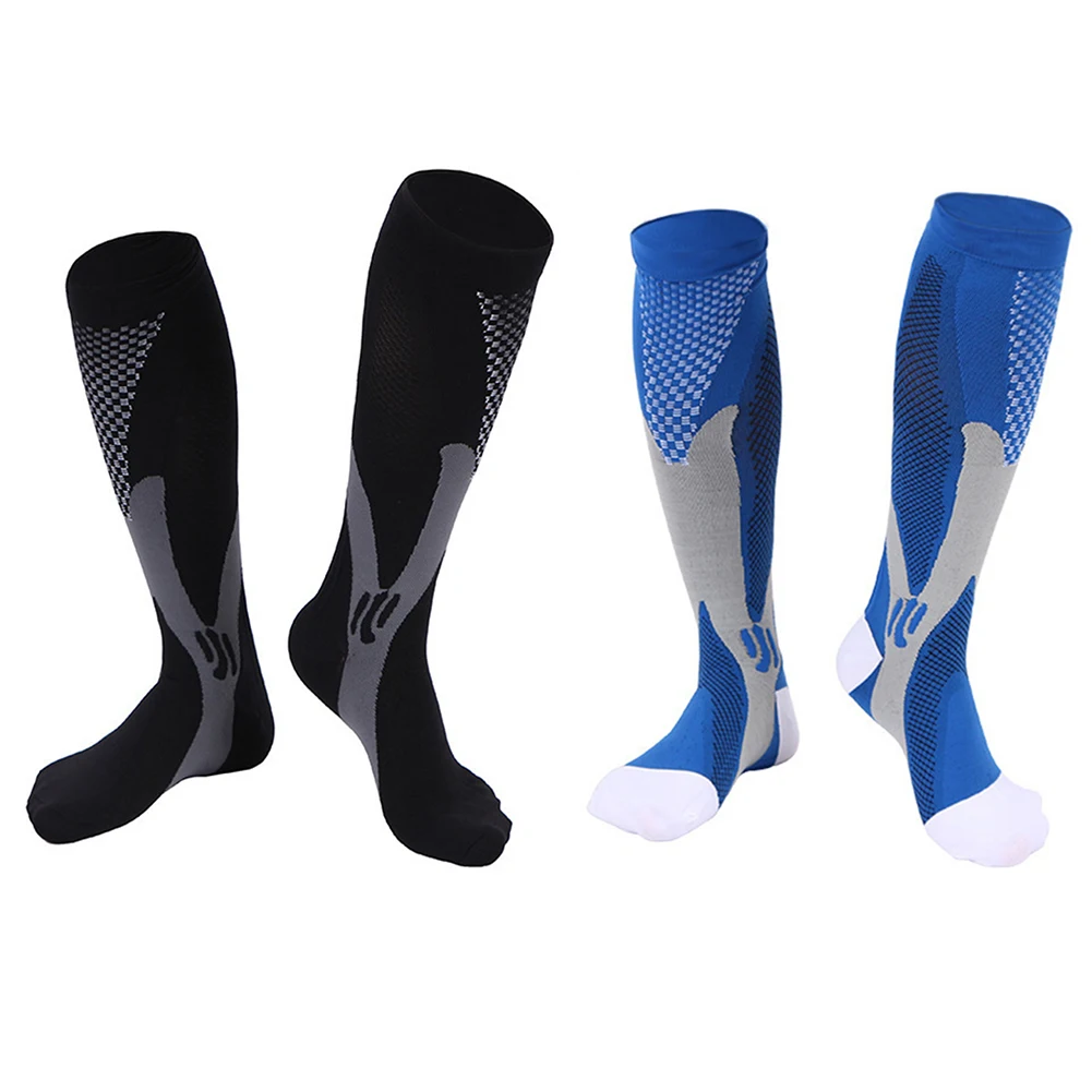 Calcetines de compresión para correr para hombre y mujer, medias deportivas para maratón, ciclismo, fútbol, venas varicosas, envío directo