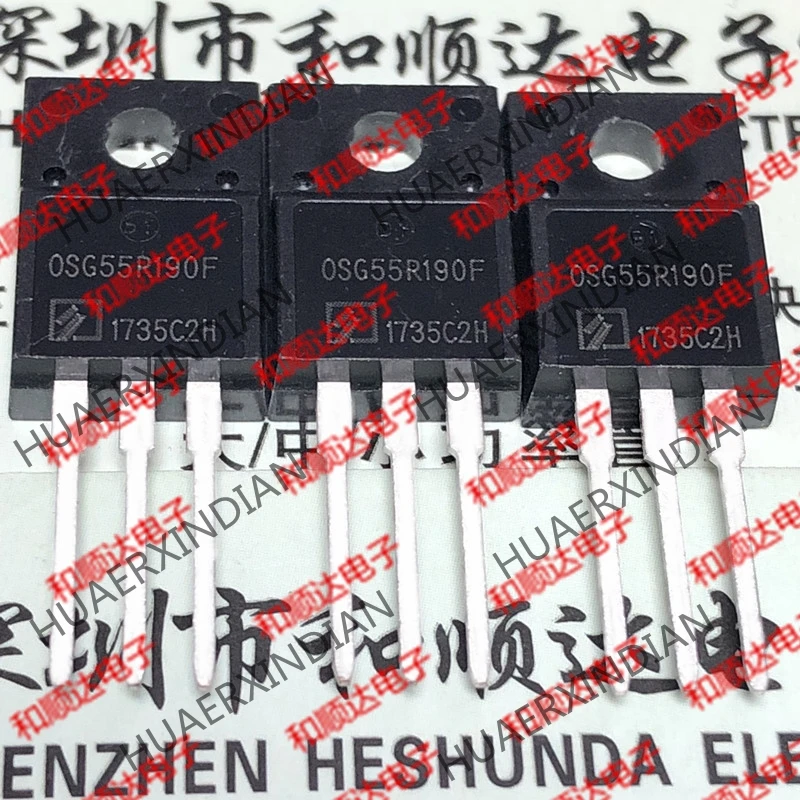 5 шт., новые оригинальные кнопки OSG55R190F TO-220F