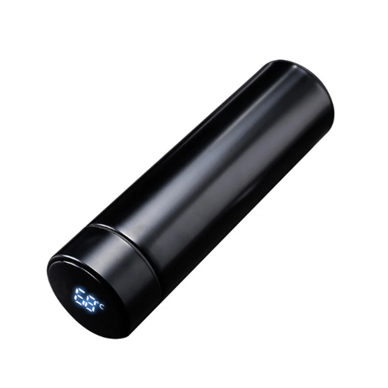 Термос 450мл из нержавеющей стали с датчикам температуры. Термос с дисплеем. Термос с логотипом. Smart thermos - умный термос. Термос с температурным дисплеем.