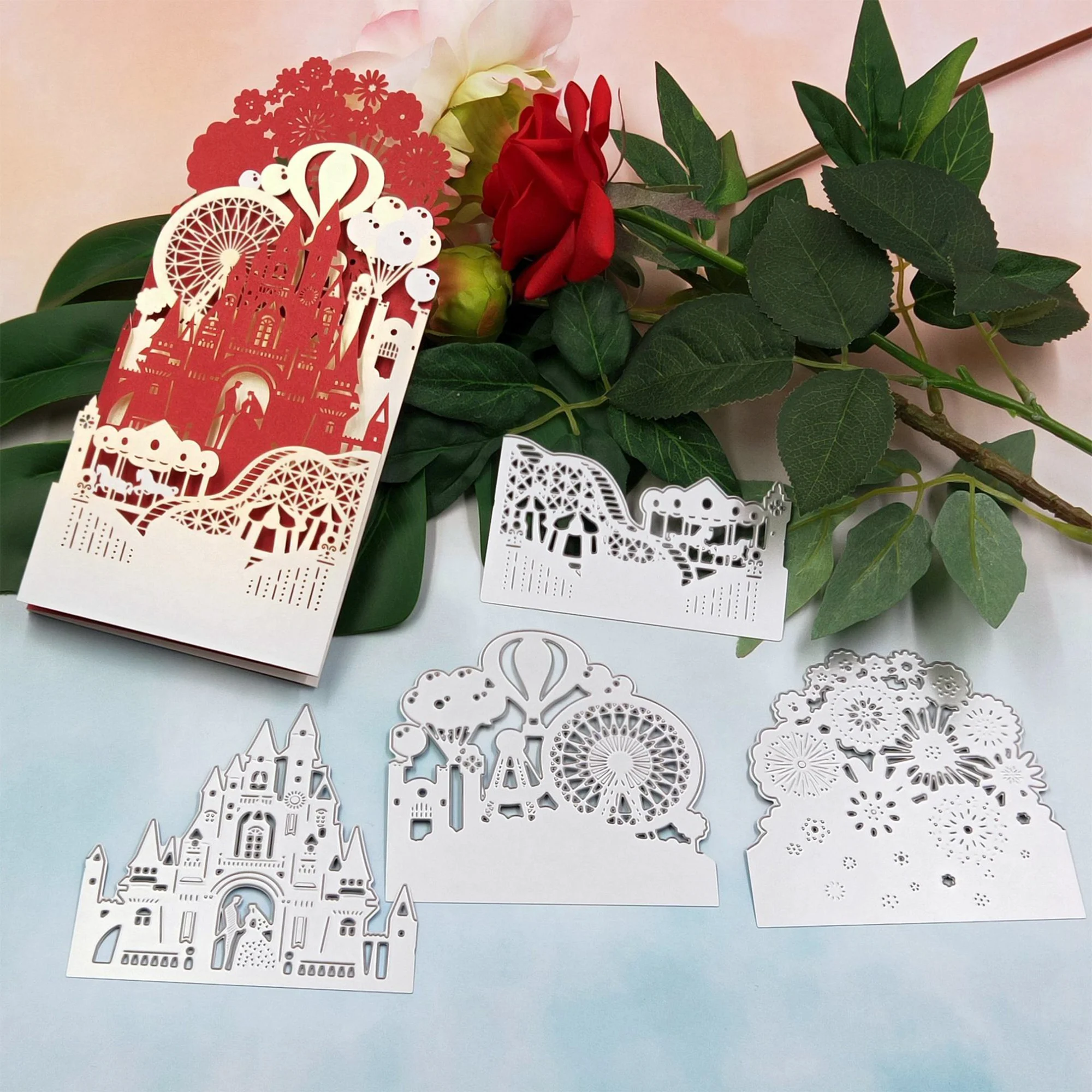  New Wedding Invitation Metal Cutting Dies For DIY Scrapbooking Album Paper Cards Decorative Craft E