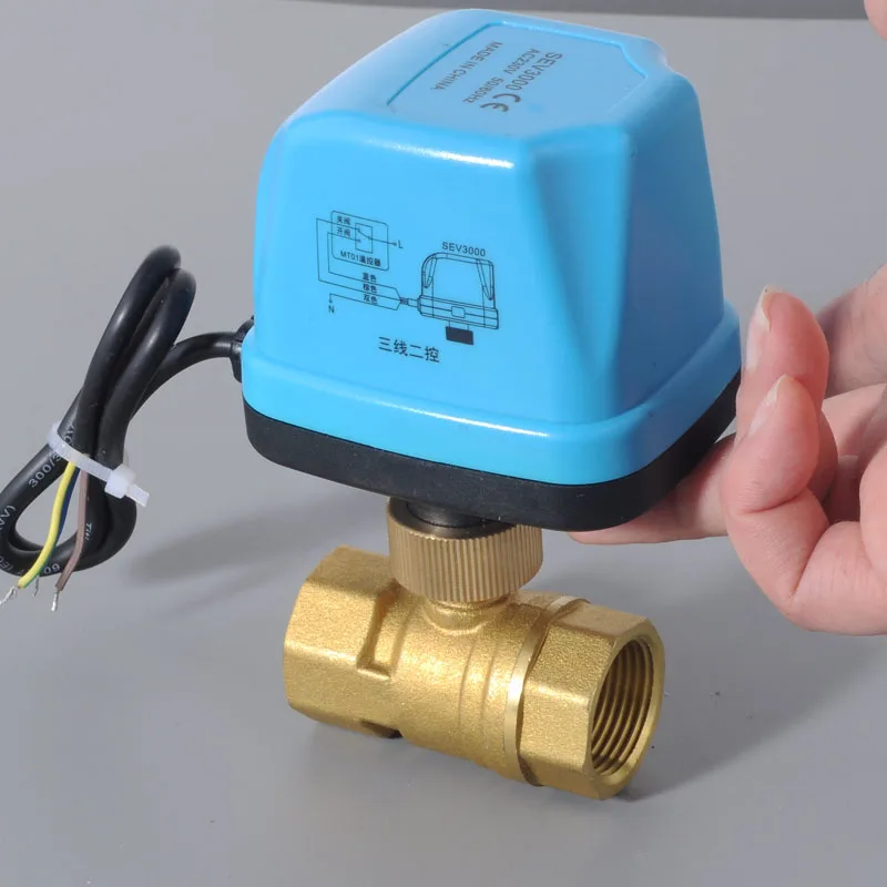 

24V Dn15 Electric Two-Way Valve Three-Wire Two-Control One-Control Mini Electric Ball Valve