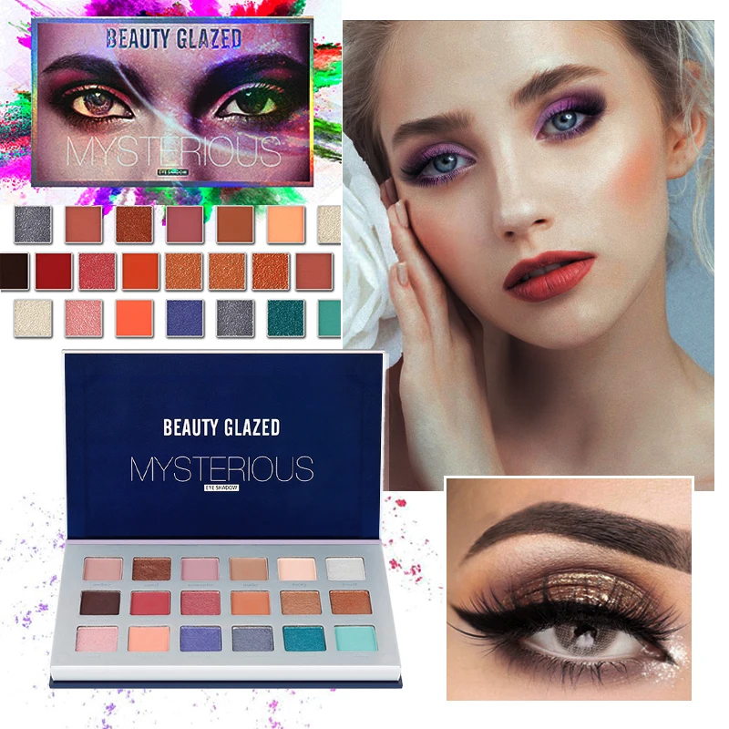 18 цветов Beauty Glazed натуральный хайлайтер Меркурий Модифицированная палитра