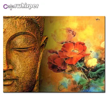 

Daimond Painting 5D Full Square/ Round Buddhism Religion Flower Diamond Rhinestone Embroidery Crystal Cross Stitch Mosaic D287