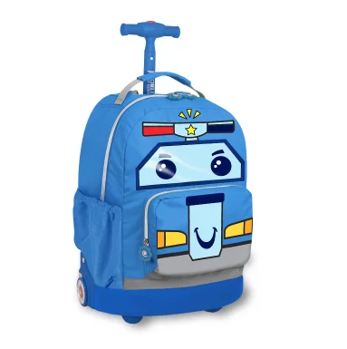 Blue Bus Детский рюкзак, детский школьный рюкзак с колесиками, чемодан для мальчиков и девочек, школьный рюкзак, Детская подарочная сумка - Цвет: Blue Bus