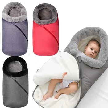 

Toddler Baby Stroller Footmuff Cosy Toe Buggy Pushchair Sleeping Bag Warm Winter Sleepsack For Newborn Thicken Stroller Wrap