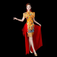 Лидер продаж, новинка, высокое качество, коллекция года, костюмы для танцев, танцев, китайский стиль, для взрослых, женские танцевальные костюмы для выступления