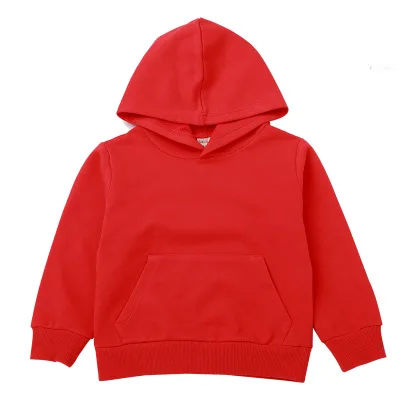 MF8319 Red 27kids 2-9 лет мода сплошной цвет с капюшоном свитер малыша детские дети мальчики девочки толстовка топы одежда повседневная кофты - Цвет: MF8319 Red