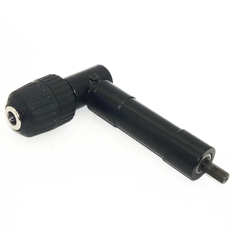 PEGASI 90 Degree 8mm Adjustable Hex Angle Driver Screwdriver Extension Socket Holder Adapter 0.8 10mm Keyless Chuck Drill Tool|angle driver