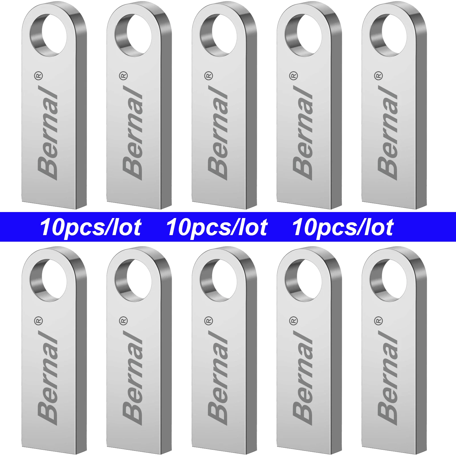 Флэш-накопитель USB водонепроницаемый и пыленепроницаемый 10 шт. | Компьютеры офис