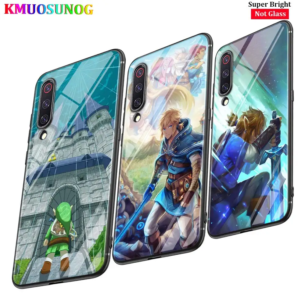 

Black Cover Legend of zelda for Xiaomi Mi A1 A2 A3 5X 6X 6 8 9 Lite CC9 F1 9T 9TPro Play Glossy Phone Case