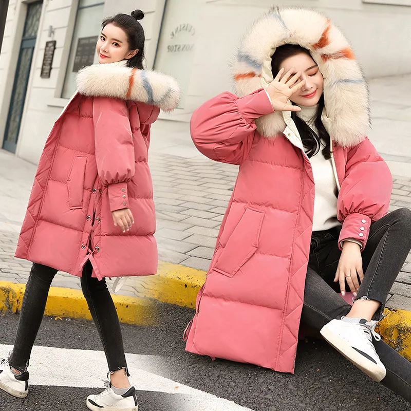 

Cotton Coat WOMEN'S Medium-sized 2018 New Style Fashion Winter Korean-style Versatile Loose-Fit WOMEN'S Cotton-padded Clothing S