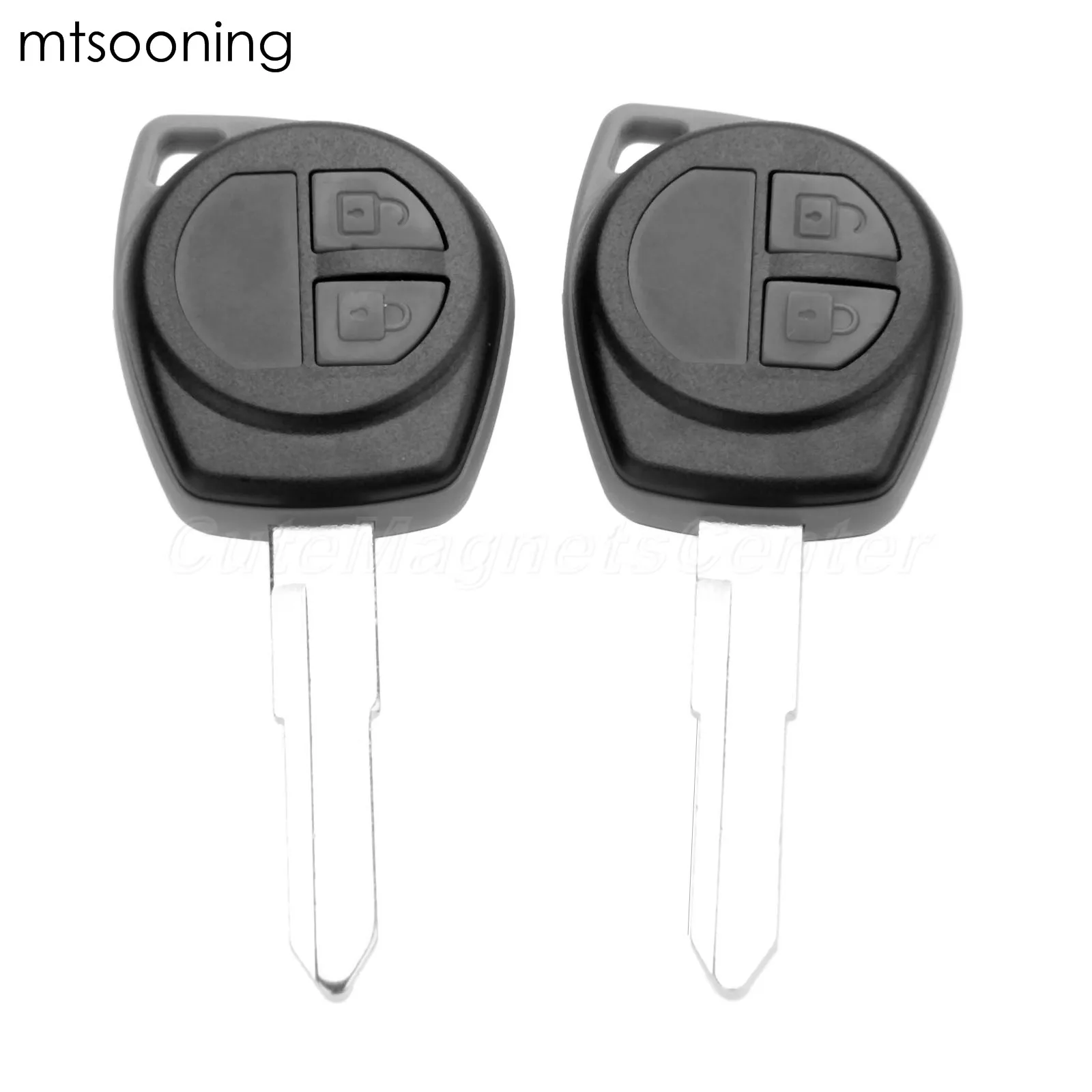 Complete Remote Key 2 Button 433MHz ID46 for SUZUKI SX4 Uncut Blade HU87