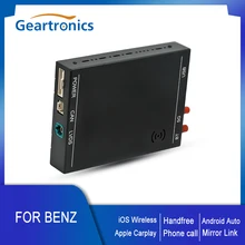 Wireless CarPlay Decoder Box Android Auto For Mercedes-Benz A B C V GLA GLC GLS CLA Class 2015-2018 with NTG 5.0+ System