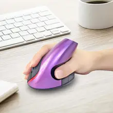 Беспроводная игровая мышь эргономичная Вертикальная мышь компьютерная 5D оптическая мышь Mause с ковриком для Мыши для ПК и ноутбука