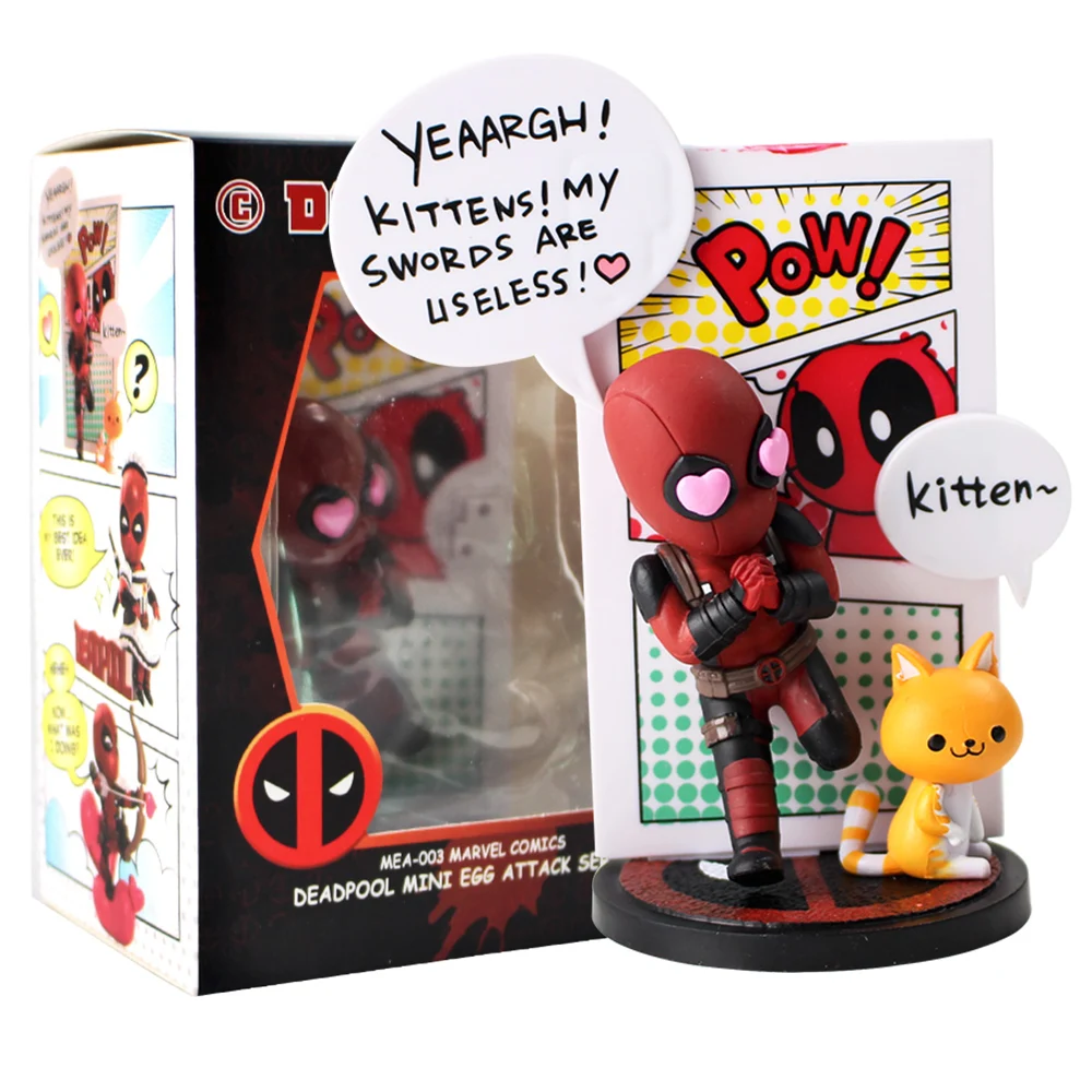 10-13cm Marvel Avengers Deadpool Funny 