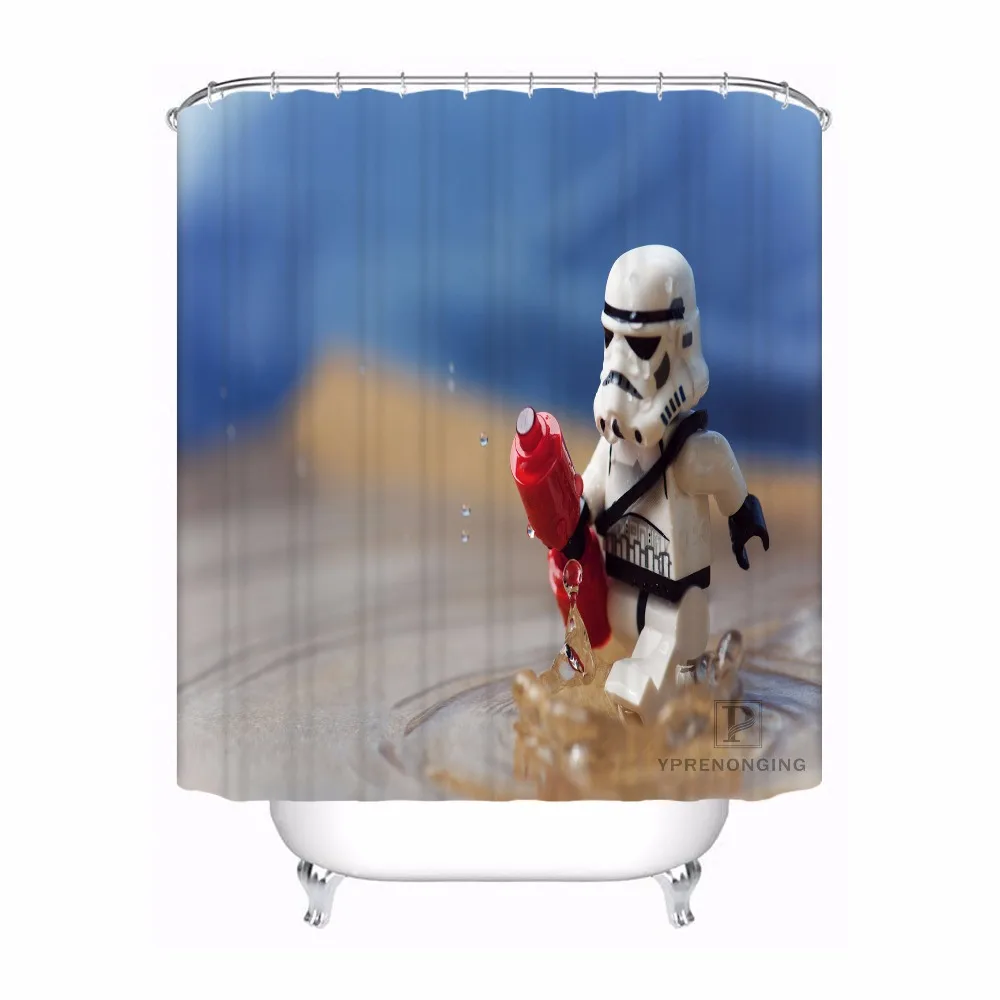 

Custom Star Wars Stormtroopers Waterproof Bathroom Acceptable Shower Curtain Polyester Fabric Bathroom Curtain #180318-26