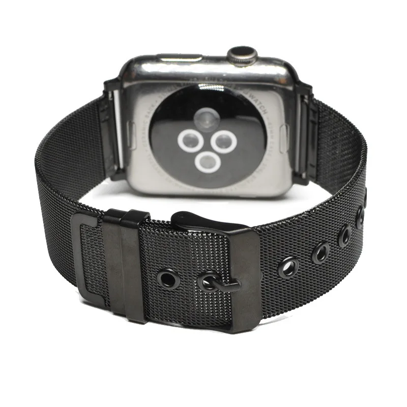Ремешок Миланская петля для iWatch series 1/2/3/4/5 плетеный браслет из нержавеющей стали
