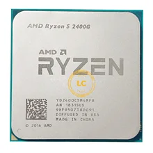 Amd Ryzen 5 2400G R5 2400G 3.6 Ghz Quad-Core Quad-Thread 65W Cpu Processor YD2400C5M4MFB Socket AM4