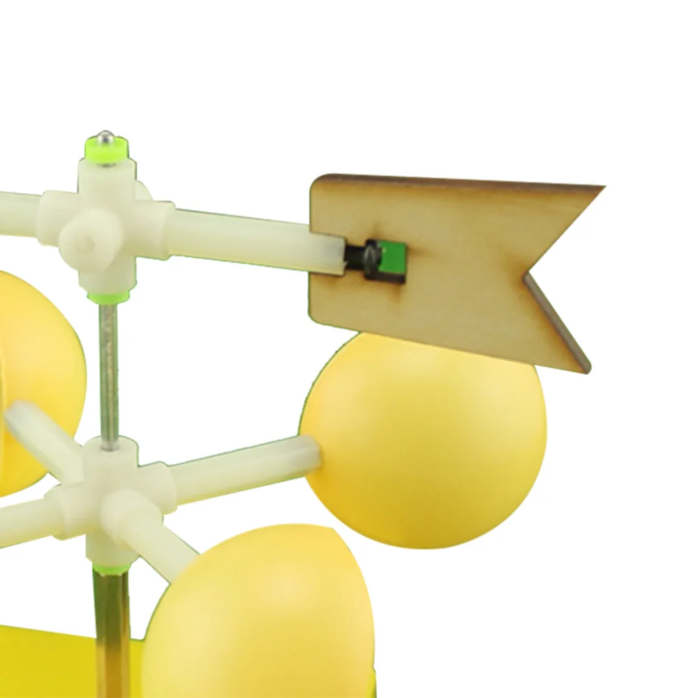 Children's Wind Vane Model Kits Experiment Funny Assembly Scientific DIY Wind Indicator Educational Vane Model Kit wind spinner