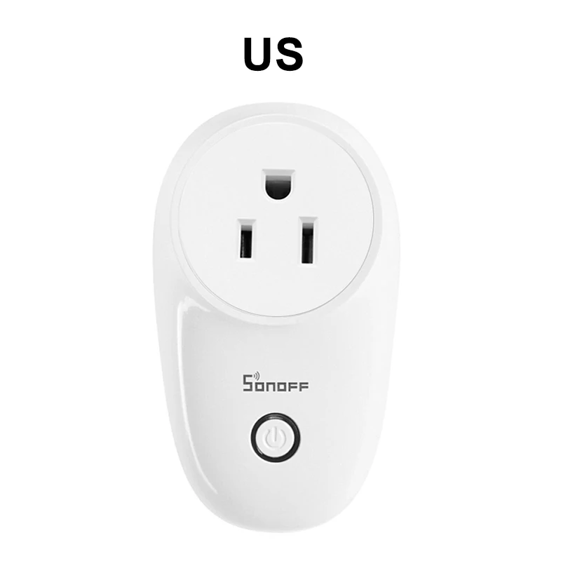 Sonoff S26 Smart Home Automation Module WiFi Smart Socket 220V 10A EU/US/UK Power Outlet Voice Control Via Alexa Google Home APP 
