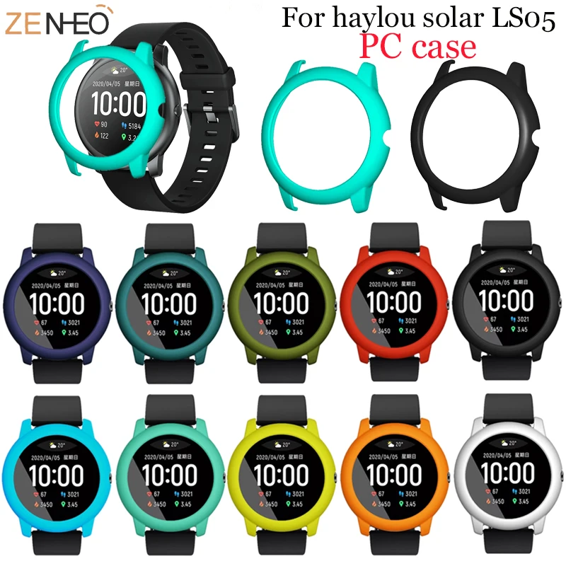 

For Haylou Solar LS05 Case PC Protective Cover Frame Bumper For Haylou Solar Smart Watch Band Protector Shell New