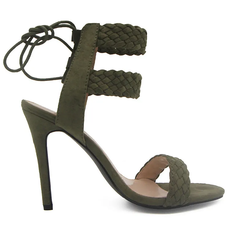 Clearance second kill 4 zhuosini 2018 summer new fashion back empty women's shoes open toe slender heel commuter sandals tide | Обувь