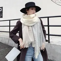 Новый стиль зимний теплый китайский качественный Шелковый женский модный кашемировый шарф женский утолщенный популярный шаль с принтом