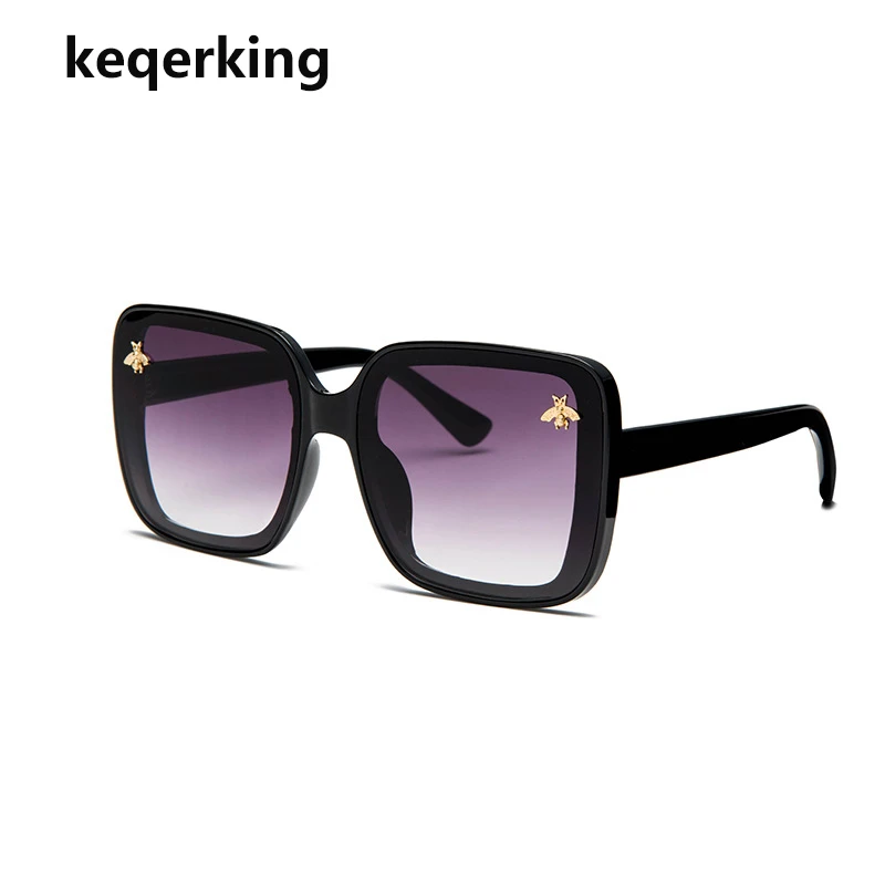 Keqerking New Women S Sunglasses Small Bees Big Box Sunglasses Women S Wild Fashion Sunglasses Big Women S Decorative Glasses Women S Sunglasses Aliexpress