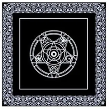 

Non-woven Board Game Textiles Tarot Table Cover Playing Cards Pentacle Tarot Game Textiles Table Cloth Hot Sale Dropshipping