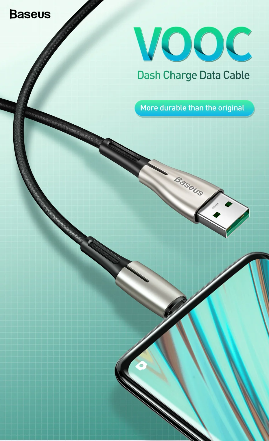 Baseus микро USB кабель 4A зарядка VOOC высококачественный защитный чехол для OPPO кабель MicroUSB 2A Зарядное устройство для samsung Xiaomi Android мобильного телефона провода 2 м