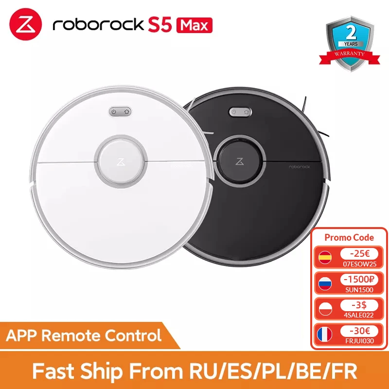 【Promo code:SUN1500】Международный Roborock пылесос 2 S50 S55 для Xiaomi Mi приложение Home