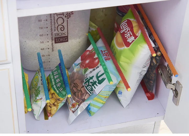 3816 Manufacturers Direct Selling Wholesale 18.5 Sealing Bar Tea Leaf Sealing Clip Snacks Moisture-Proof Sealing Strip Kitchen S