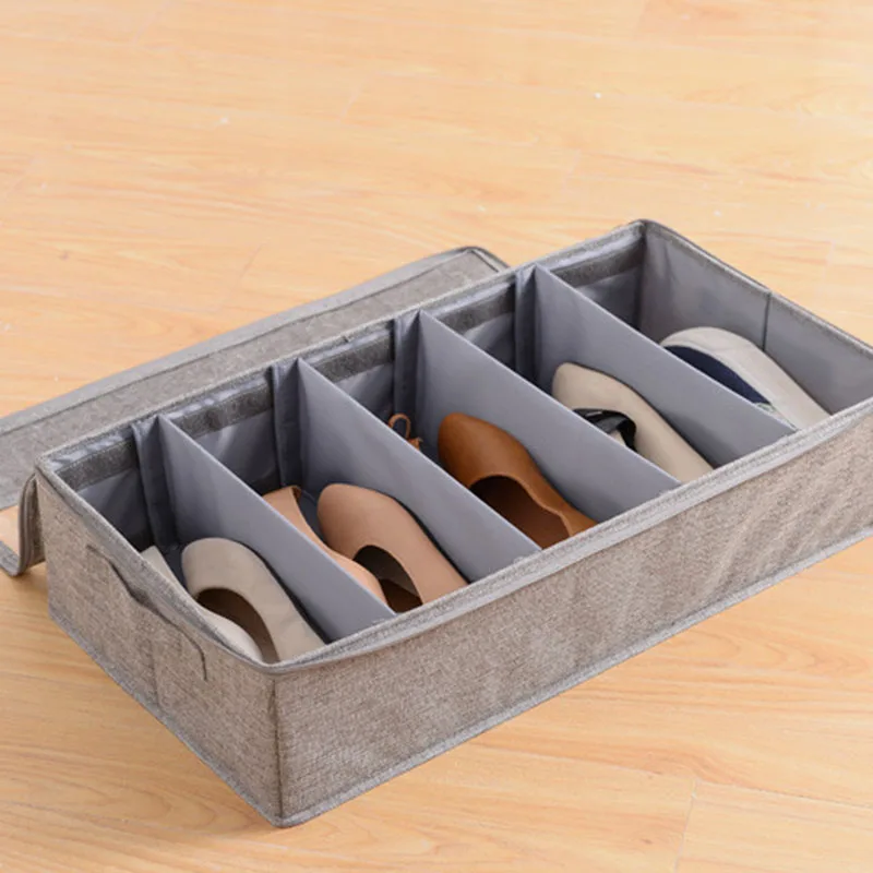  Foldable Waterproof and Dustproof Storage Shoe Box Washable Storage Box Bedroom Bed Bottom Debris M