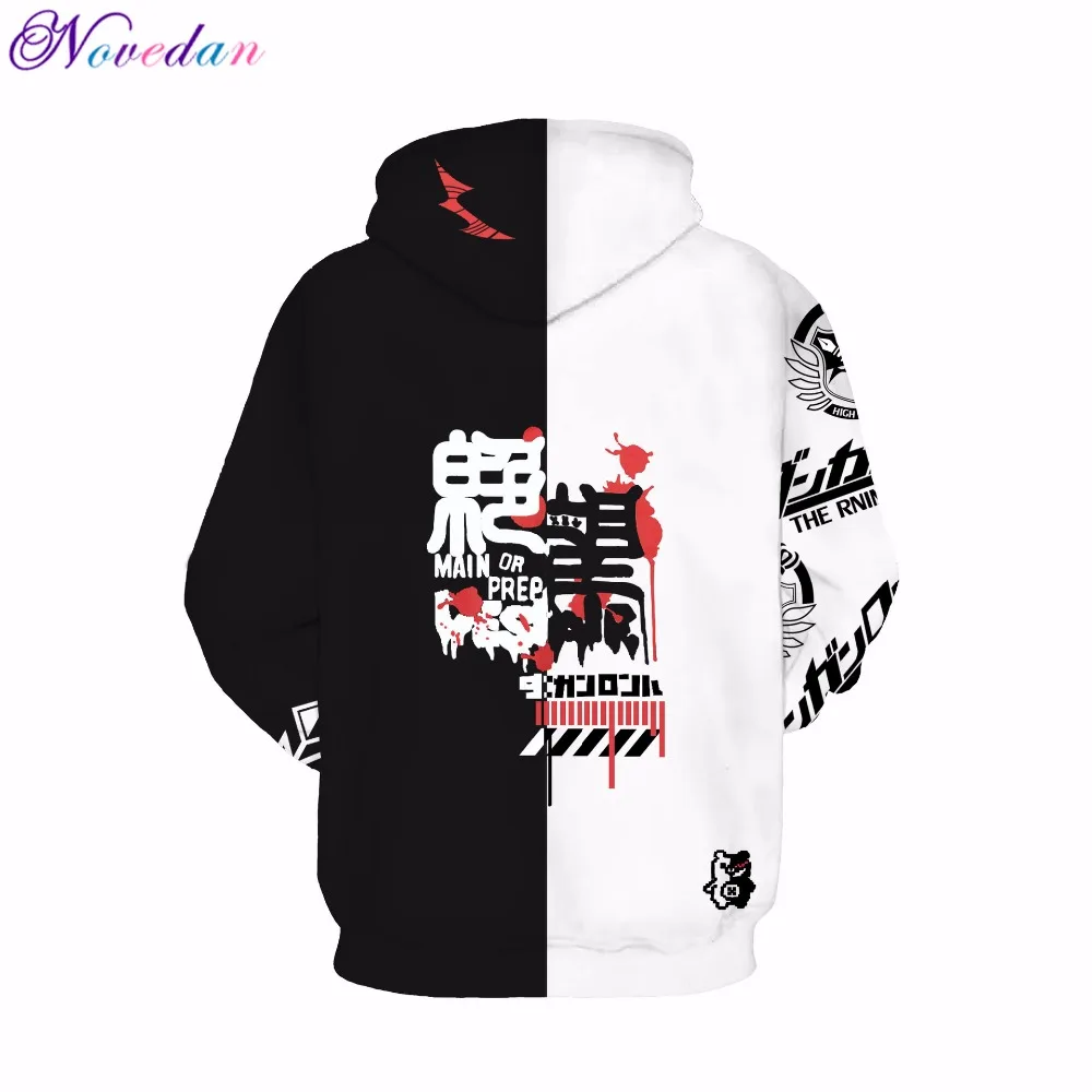 Novedan Anime Danganronpa Monokuma Cosplay Costume Unisex Hoodie Sweatshirt Hooded Black White Bear Long Sleeve Daily Casual Coat Jacket -Zentai shop online H69d5e543c3634cfca63d1d16255dd6c3h.jpg