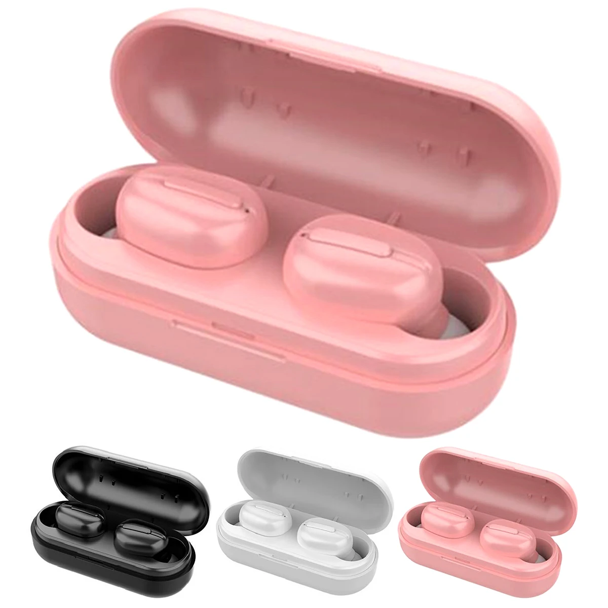 SOONHUA Wireless Earphone Waterproof Headset In Ear Sports Earbuds Headphone Earphones With Charging Bin USB Cable Dropshipping